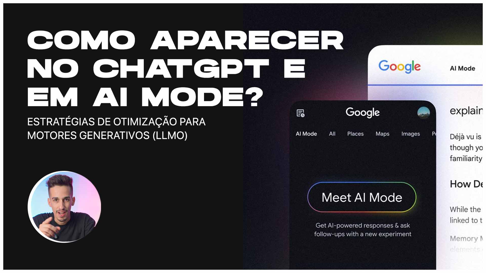 Como aparecer no ChatGPT, AI Mode e LLMs (GEO)